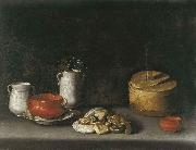 Juan van der Hamen y Leon Still Life with Porcelain and Sweets oil painting artist